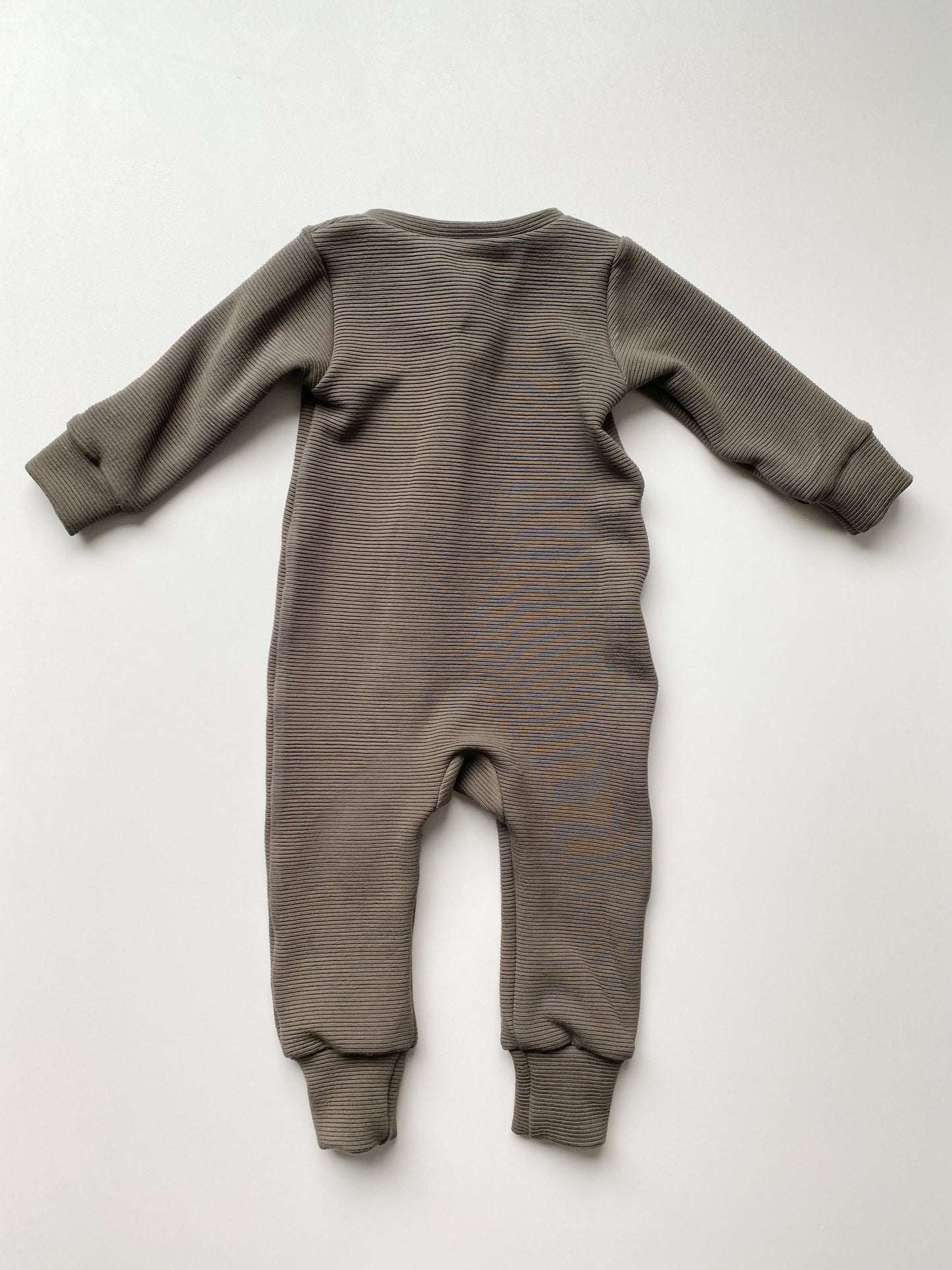 Footless Zip Coverall Pattern with Mitten (mitten up to 0-24M)