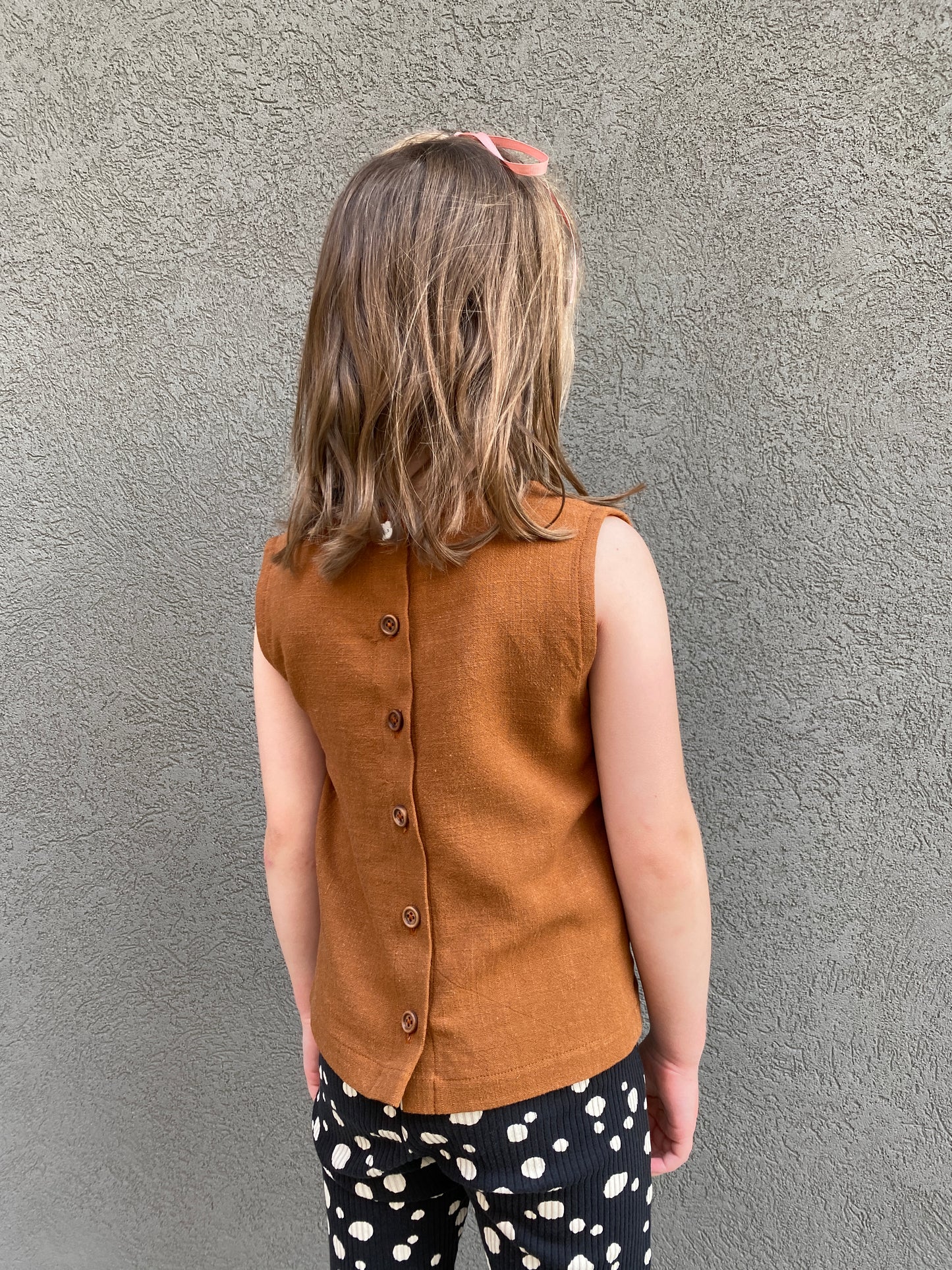 Button-Back Top Pattern