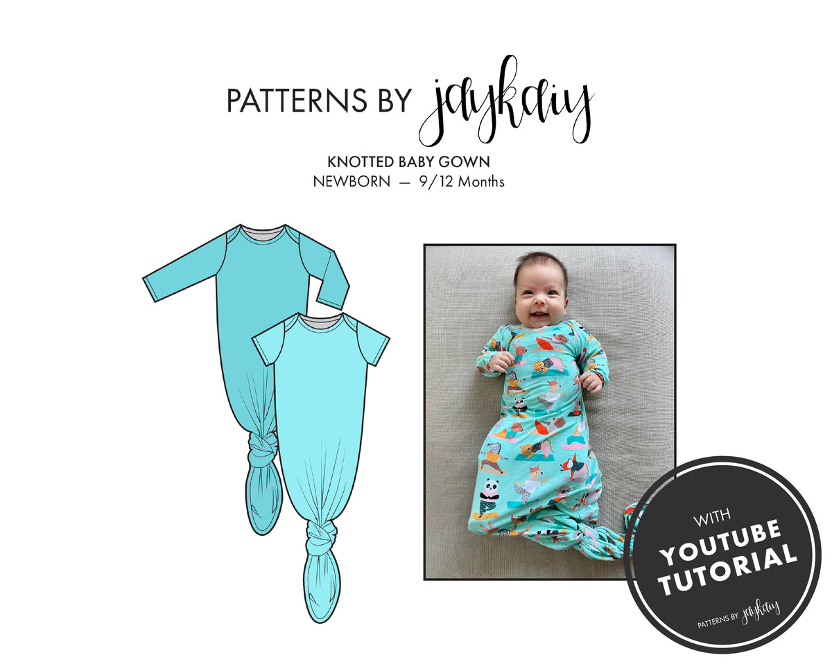 Knotted Gown Pattern