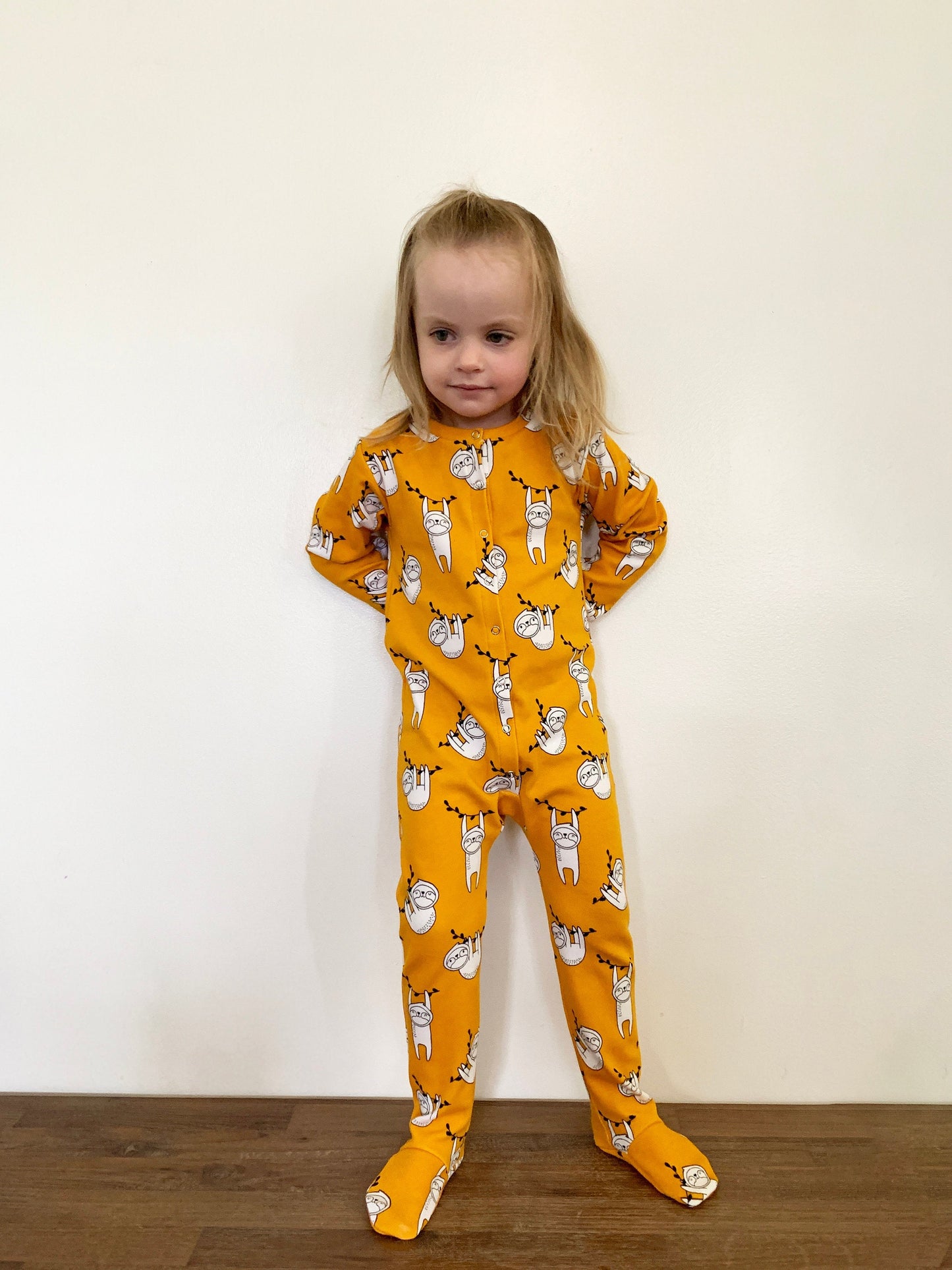 Footed Pajama Pattern (with mittens for 0-24M)