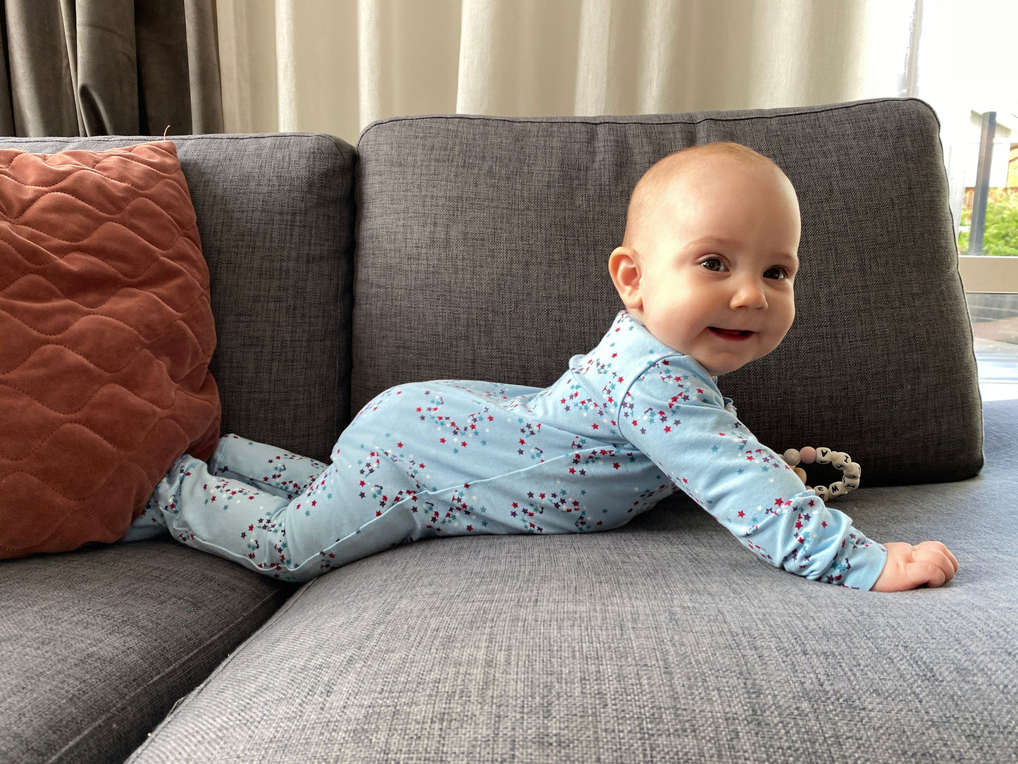 Zipped Footed Coverall Pattern with Mitten