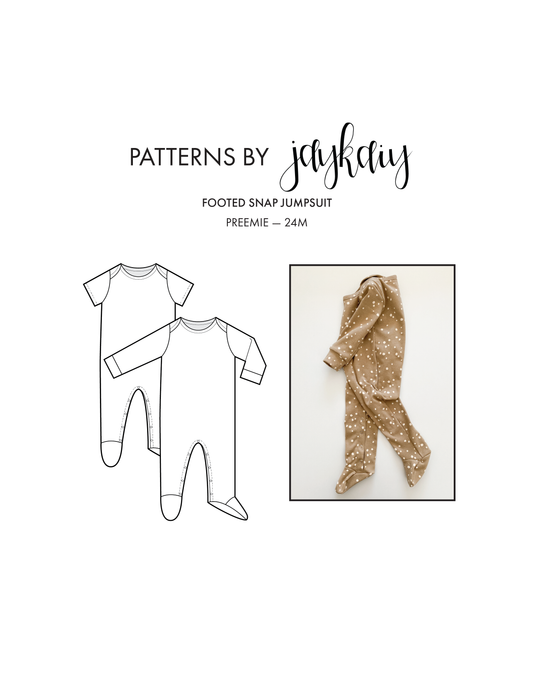 Footed Jumpsuit Pattern