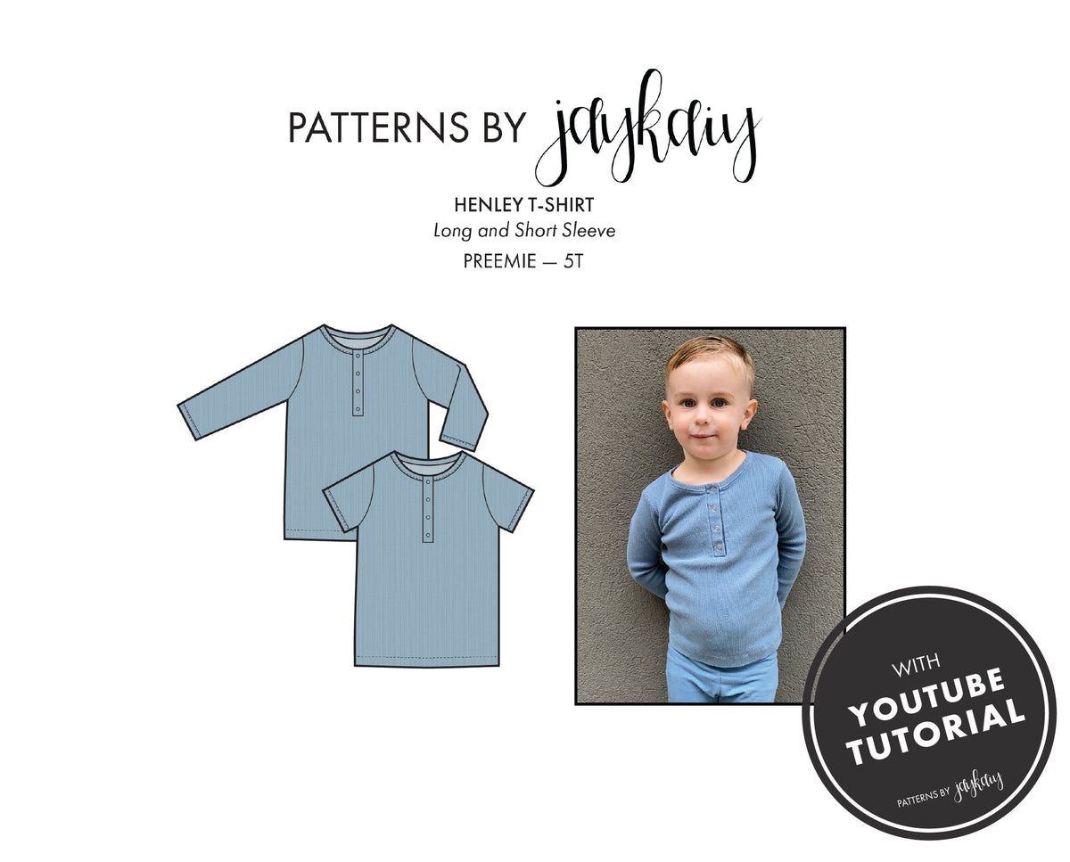 The Henley Tee has a Youtube video tutorial.