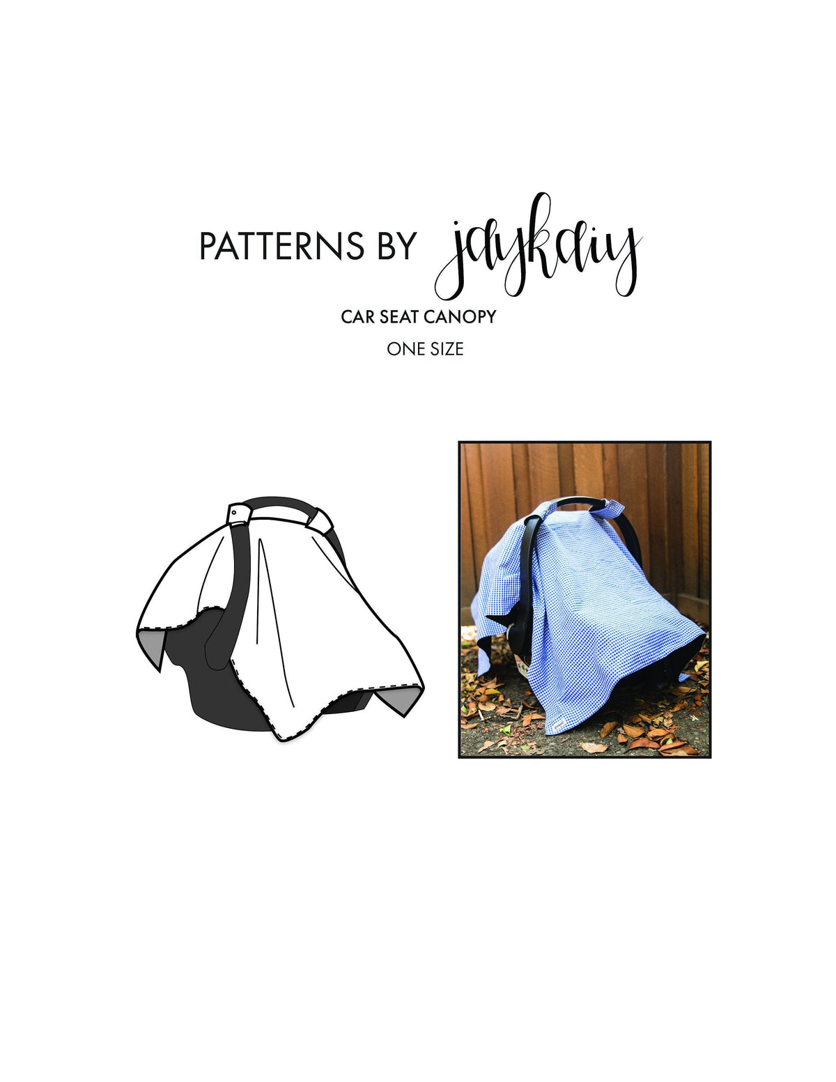 Car Seat Canopy/Cover Pattern