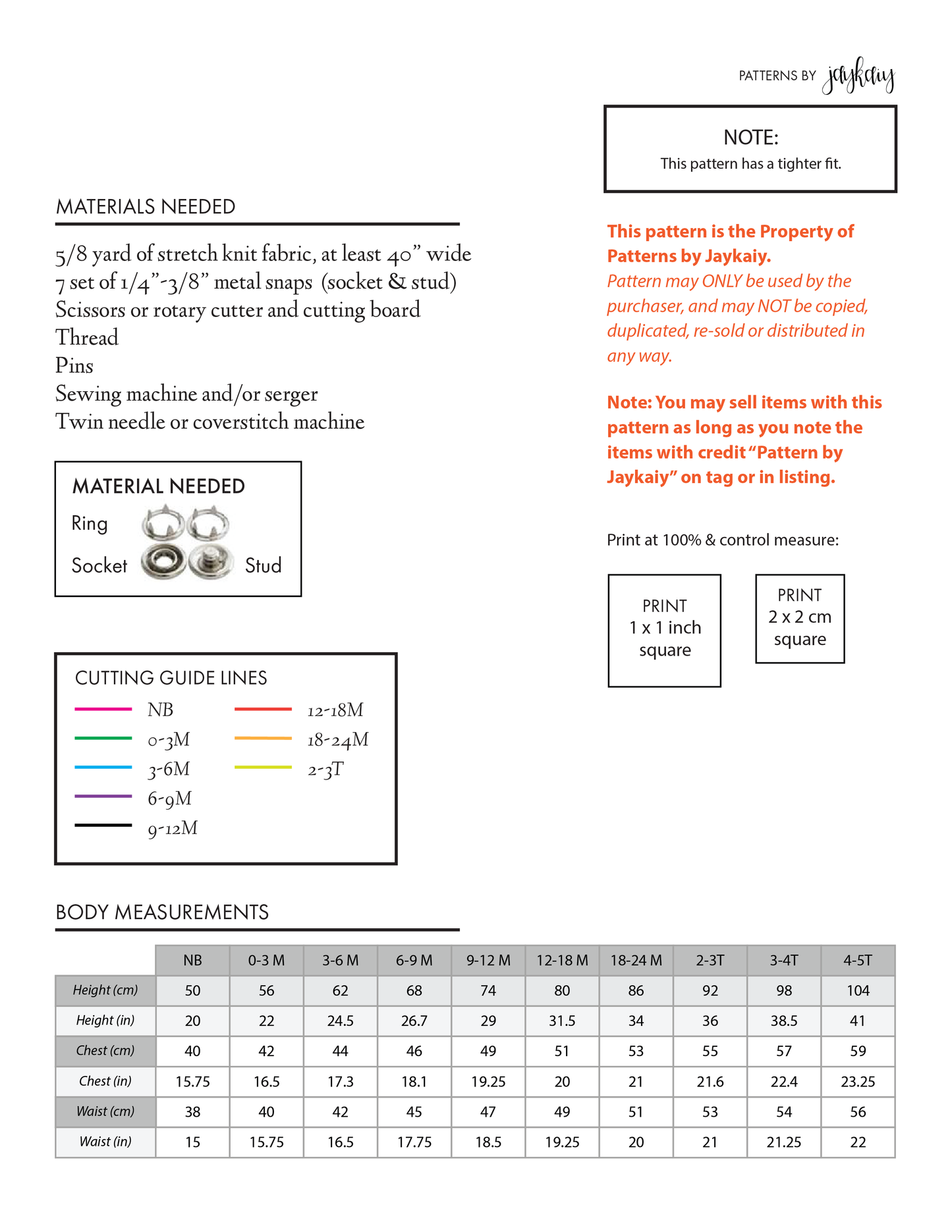 Henley Onesie Pattern