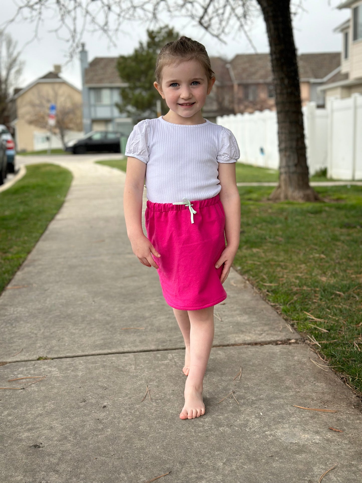 Kid's Drawstring Skirt Pattern