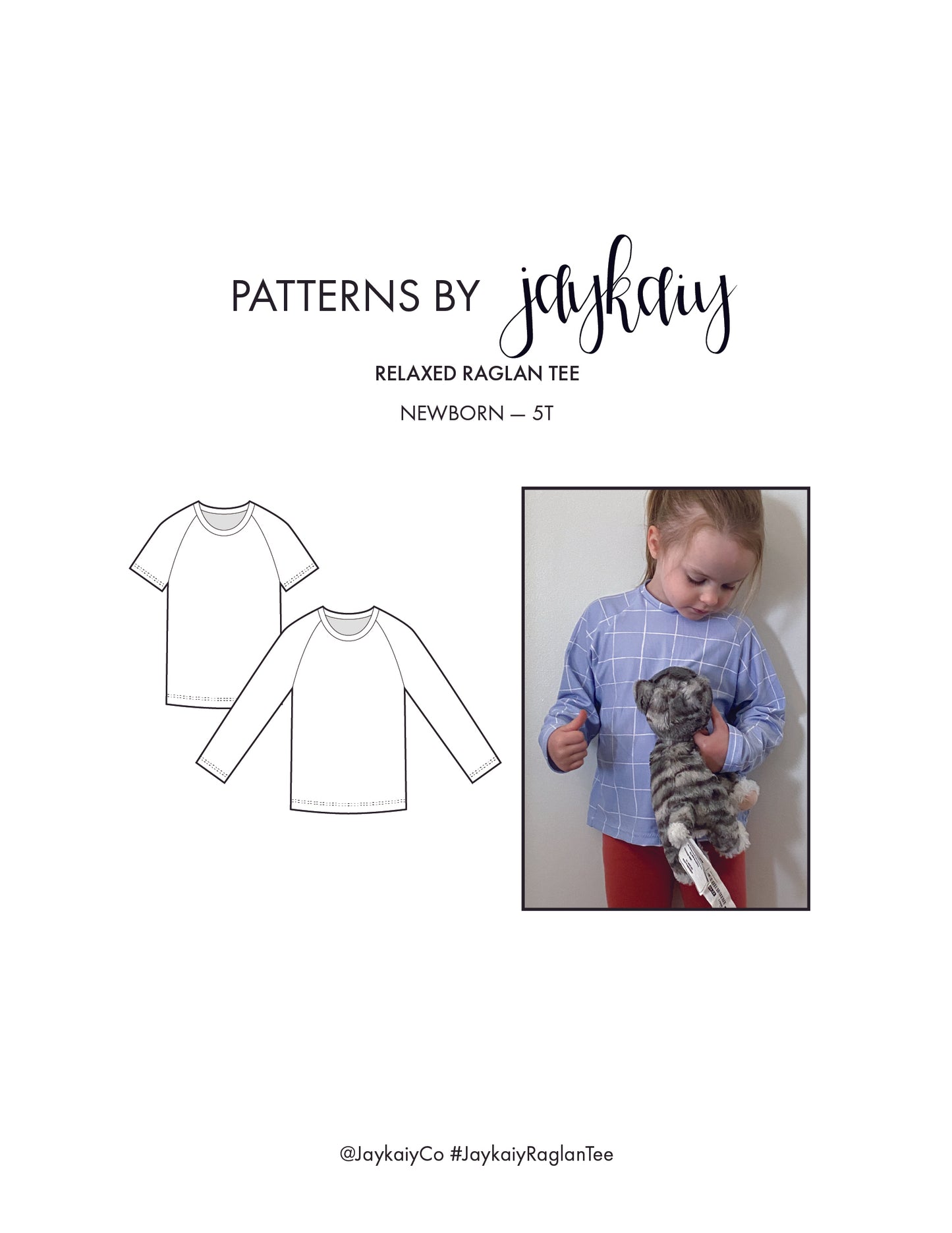 Boxy Raglan Tee Pattern