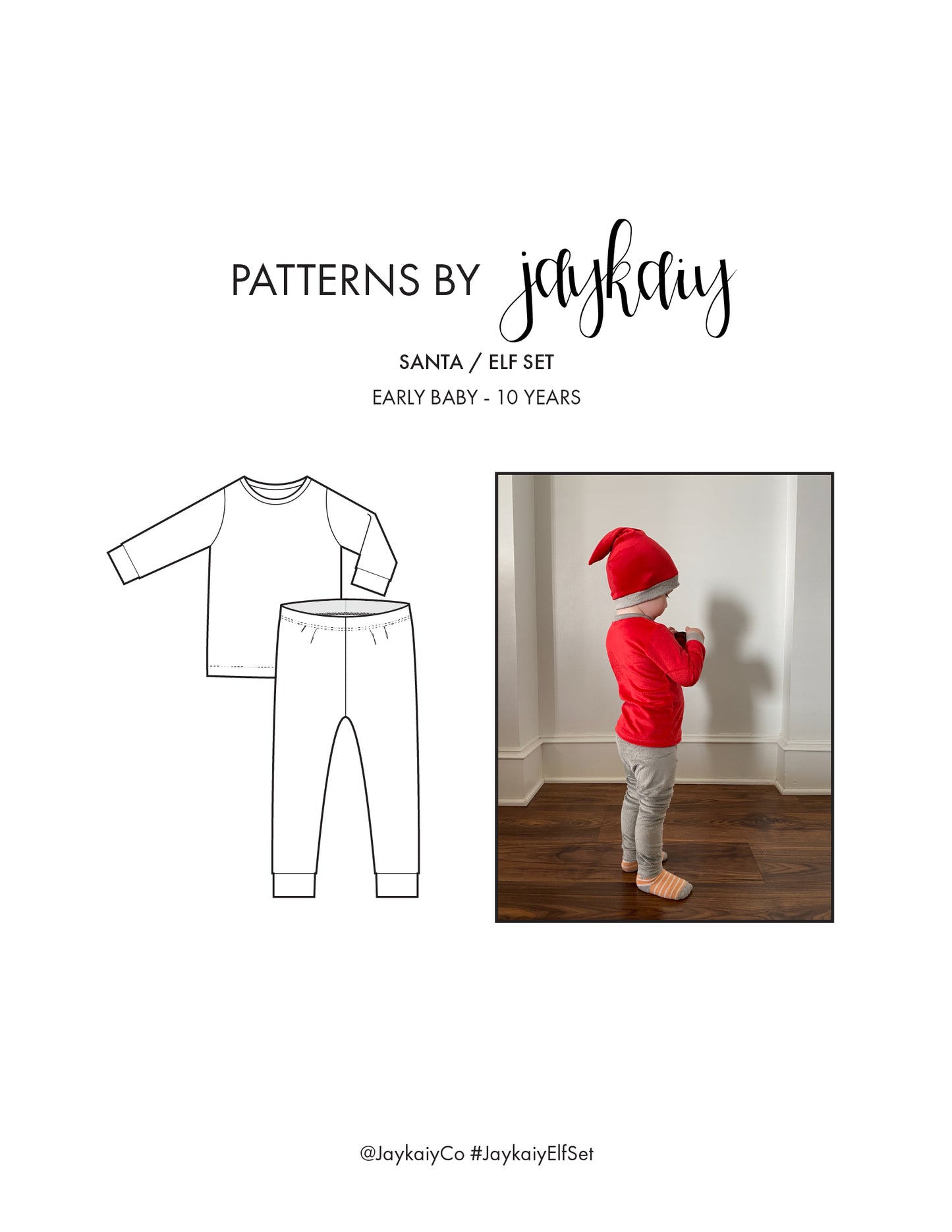 Santa/Elf/Gnome Costume Pattern (0-5 Years)