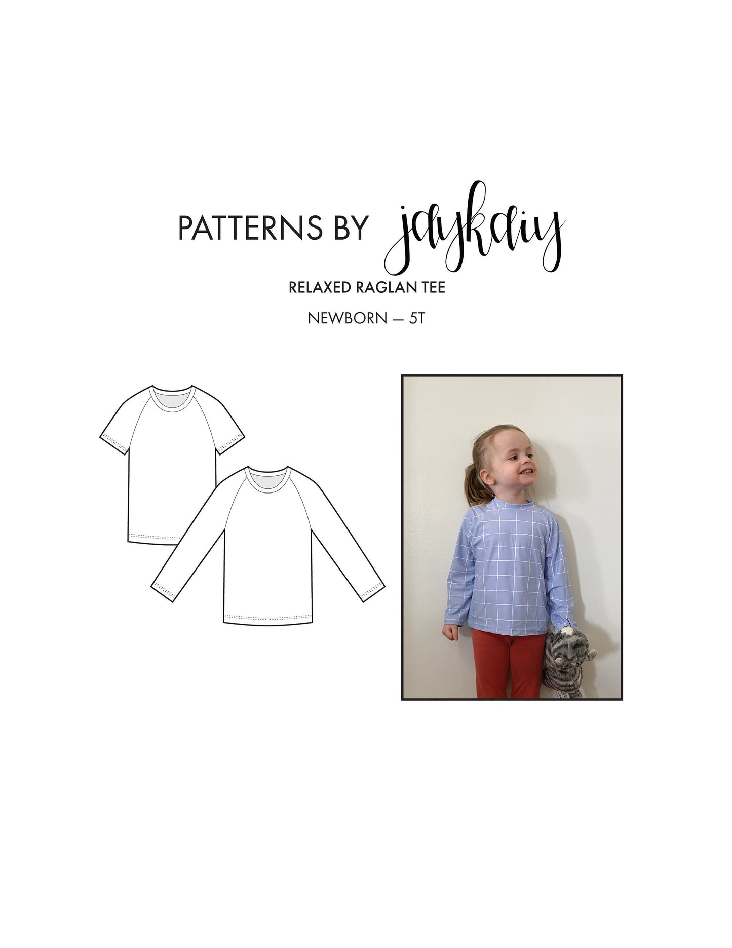 Kid's Raglan Tee Pattern