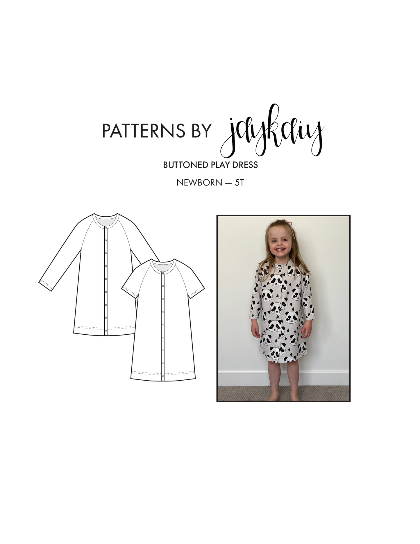 Buttoned Play Dress Pattern