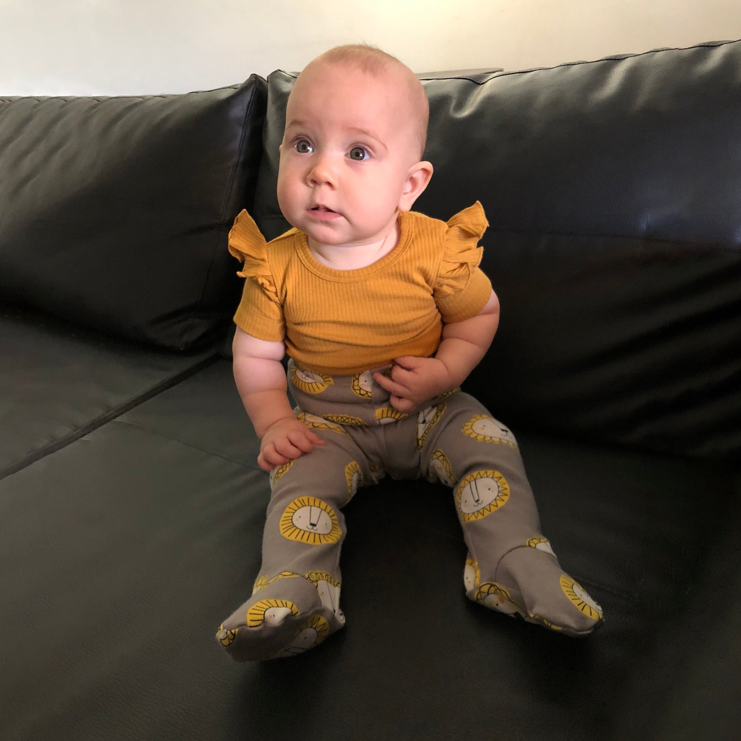 Baby Onesie & Footed Leggings Pattern Set