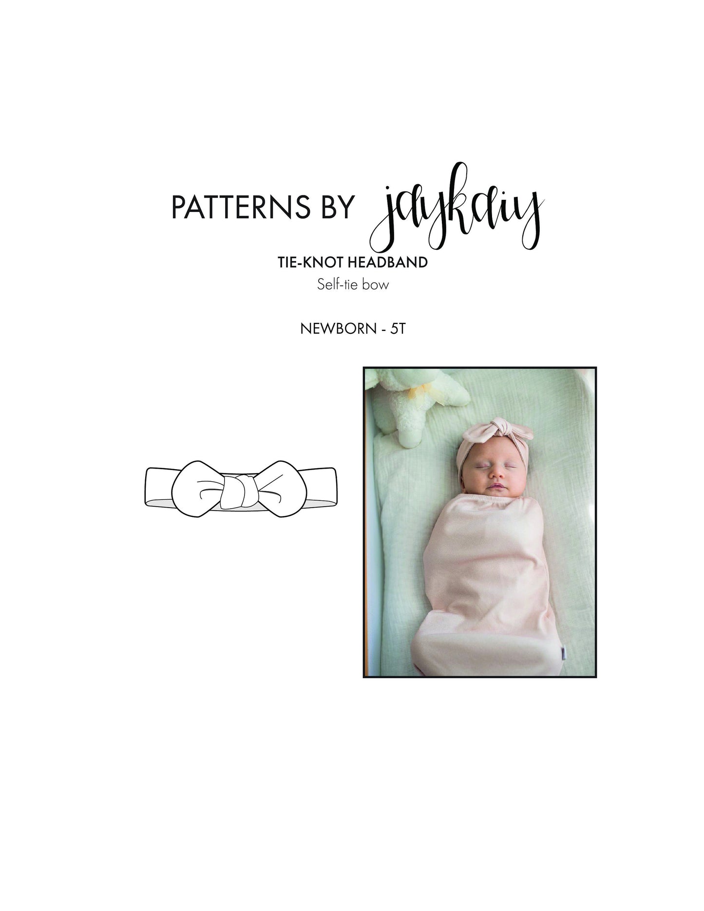 Kids Tie-Knot Headband Pattern