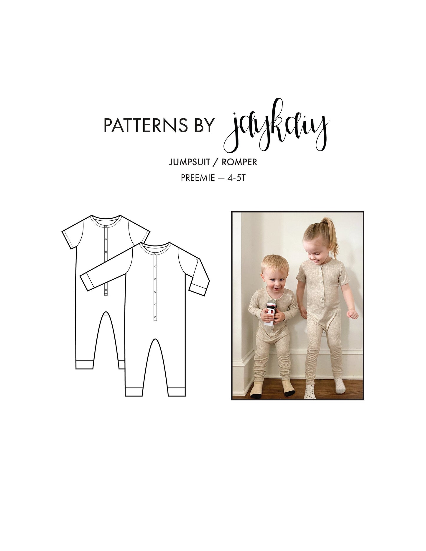 Henley Jumpsuit Pattern